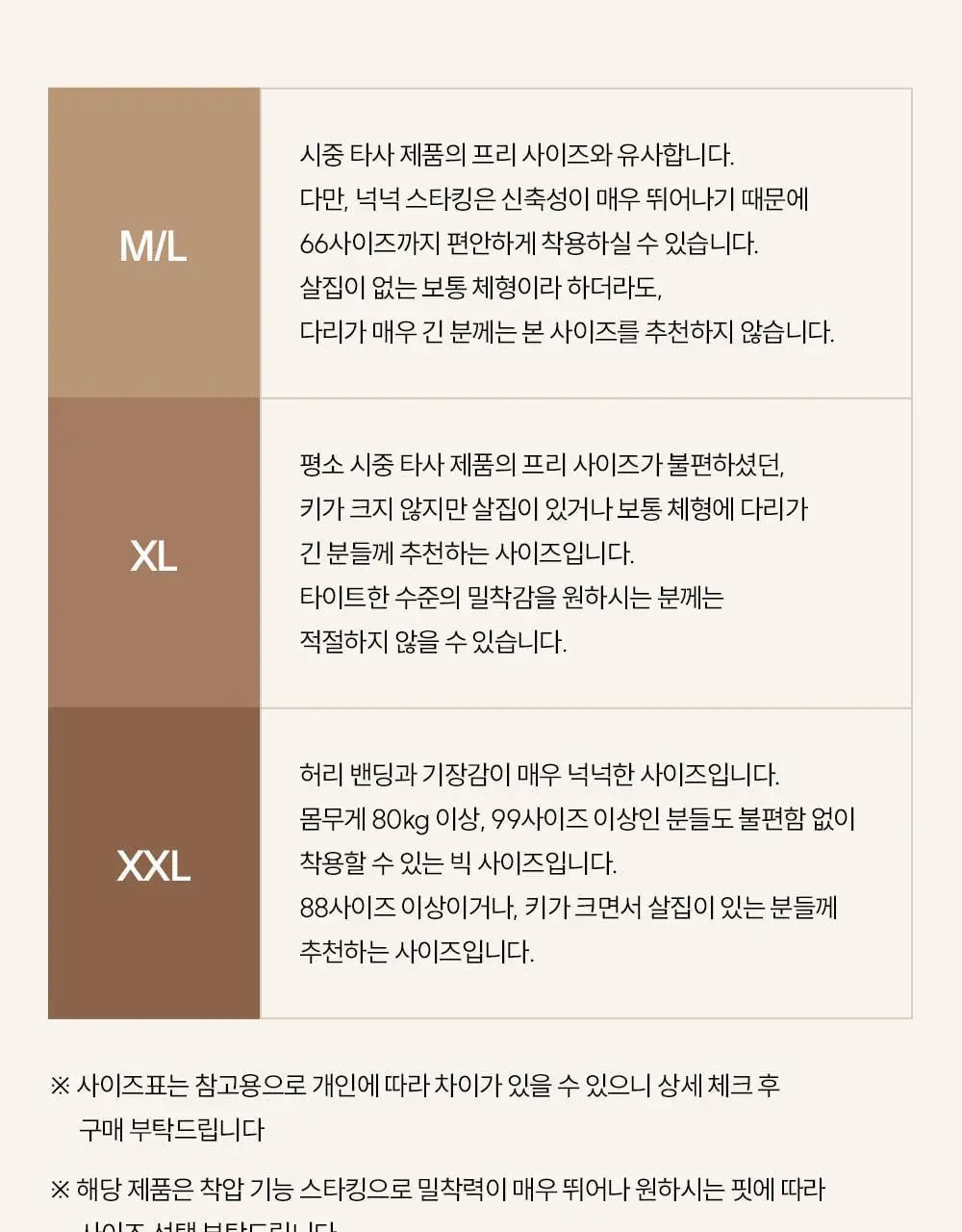 [겨울추천템] 마른파이브 넉넉스타킹(150D) / 삭스타킹(200D) (단품/기획 택1) 상세페이지 57